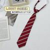 Corbata de Estilo Japonés a Rayas Tokyo Estacional Jk Estilo Original Estudiante Universitario Colegial Roja Cian Dorada con Colección de Corbatas para Mujer