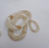 Hebilla de resina con forma de anillo ovalado trapezoidal amarillo frontal, hebilla de cintura con dos hebillas, hebilla de eslabón para traje de baño, hebilla decorativa, fabricantes