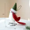 Novo Pingente de Decoração para Festival de Natal Pássaro Pequeno de Simulação Criativa Ornamento Pendurado Adereço para Cenário de Janela Fotografia
