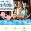 Parche de masaje pulsátil cervical transfronterizo, minipreparador portátil EMS, masajeador eléctrico inteligente para cuello y hombros