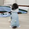 Ropa para Perros Ropa para Mascotas de Cuatro Patas para Teddy, Pomerania, Perros Pequeños y Gatos, Otoño e Invierno, Terciopelo Alemán de 25 mm con Cordón Ropa de Casa de Cuatro Patas