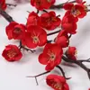 Venta al por mayor del fabricante Flores de ciruelo simuladas, Flor de invierno, Flores de ciruelo rojas, Flores de cerezo, Flores de ciruelo artificiales, Flores de seda, Flores de durazno artificiales, Flores simuladas