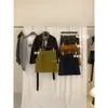 Falda de Ante con Remaches y Abertura Estilo Retro de Moda Otoñal MZI STUDIO 18571 (con cinturón)