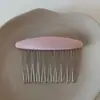 Peine de Peinado con Patrón a Cuadros Estilo Coreano Peine de Peinado Versátil Elegante de Gama Alta Peine para Cabello Rebelde Pinza para Flequillo Artefacto para Cabello Rebelde Accesorios para el Cabello
