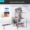 Comprimidos Buccais de Vitamina Máquina de Jarra de Grânulos Linha de Produção de Enchimento de Comprimidos de Hortelã Máquina de Enchimento Automática para Mastigar Comprimidos Bucais