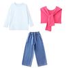 Ropa de actuación de porristas para niños, juegos deportivos de primaria, otoño e invierno, ropa de clase con logo, traje de ropa de actuación de coro de jardín de infantes