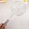 2 yuan fornecimento aço inoxidável 16cm rosca vazamento bolinho macarrão tubo de pesca cabo coador frito suprimentos de cozinha