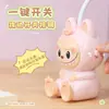 Lámpara de Mesa de Dibujos Animados Labubu para Dormitorio, Escritorio, Mesita de Noche, Carga USB, Habitación Infantil, Luz Nocturna para Dormir, Regalo para Eventos