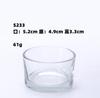 Copo de Vela Transparente para Artesanato DIY Copo de Vela de Aromaterapia Porta-Vela Quadrado Redondo Copo Vazio Pode Ser Personalizado