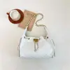 2026 Bolso de Cubo Nuevo con Cordón, Bolso Hobo Pequeño Texturizado Estilo Chanel, Bolso de Axila, Bolso de Hombro, Bolso Pequeño Hippie