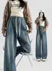 Jeans de maternidad sin soporte para el vientre, modelo nuevo para primavera y verano 2026, pantalones rectos de pierna ancha que no aprietan el vientre durante el embarazo, ropa de verano