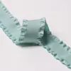 Falda de Lija Coreana Cinta Lazo Accesorios para el Cabello Material de Bricolaje Cinta de Encaje Fruncida Cinturón de Falda de Terciopelo de Piel de Ciervo