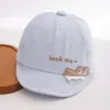 Mira mi Gorra de Béisbol Suave con Visera de Pato Estilo Dibujo Animado para Primavera y Otoño Sencilla para Bebés y Niños Pequeños Protección Solar para Exteriores