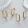 Brincos Transfronteiriços, Luxo Acessível, Fileira de Brincos de Diamante, Brincos Pequenos para Mulheres, Brincos Frios para Osso da Orelha