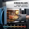 Fiambrera de Vidrio de Borosilicato Alto con Compartimentos, Gran Capacidad, Segura para Microondas y Refrigerador, Contenedor de Almacenamiento Rectangular Resistente a Altas Temperaturas