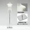 Accesorios para tienda de ropa estilo coreano nuevo maniquí de medio cuerpo cuerpo plano pecho pequeño soporte de exhibición ropa de mujer