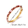 Joyería Popular Transfronteriza Modelo Nuevo 2026 Pulsera Ancha con Goteo de Aceite Estilo Retro Europeo y Americano Pulsera Abierta Exagerada Directo del Fabricante
