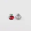 Colgantes pequeños de fresa, cereza y manzana 3D con goteo de aceite transfronterizo para collar, pulsera, accesorios de colgante de fruta para teléfono DIY