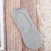 Meias Invisíveis Masculinas Lisas de Boca Rasa para Primavera e Verão, Anti-deslizantes, Tipo Barco, Confortáveis, Absorventes de Suor, Respiráveis