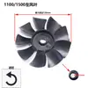 Compressor de Ar sem Óleo / Compressor de Ar Lubrificado por Acionamento Direto Bomba de Bombeamento Acessórios do Motor Pás do Ventilador Pás do Ventilador de Resfriamento Ventilador