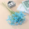 Flores Artificiales de Gypsophila con Gradiente Transfronterizo, Arreglo de Corona de Boda para Novia, Accesorios para Fotografía de Boda, Venta al por Mayor