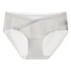 Pantaletas de maternidad de nuevo diseño en V de tiro bajo con soporte abdominal seleccionadas cuidadosamente al por mayor, entrepierna de algodón 7A antibacteriana suave transpirable ropa interior de maternidad