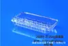 Caixa de Embalagem Descartável de Grau Alimentício para Frutas Framboesa Loja de Frutas Supermercado 125g Material PET Biodegradável Caixa de Mirtilo