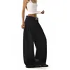 Jeans Curvos de Diseño Oversize Estilo Retro Americano para Mujer, Marca de Moda Ajuste Holgado Adelgazante Casual Rectos de Pierna Ancha