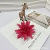 Flor de Simulación 12cm Crisantemo de Llama Flor Falsa de Gama Alta Realista Decoración del Hogar Arreglo de Escena Flor de Simulación Material DIY