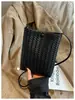 2026 Nuevo Modelo Bolso de Teléfono Casual Simple Estilo Coreano PU para Mujer, Bolso Cruzado de Hombro Tejido de Nicho de Moda para Comercio Transfronterizo