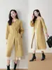 Moda casual nueva Otoño 2026 abrigo de lana negro, elegante abrigo de lana doble faz para mujer, de longitud media