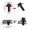 Acessório de veículo adequado para porcas U, parafusos de fixação, parafusos de metal da carroceria, parafusos do capô do motor M6 J153+J202