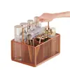 Caja de almacenamiento cosmético portátil para tocador, organizador de escritorio para productos de cuidado de la piel, maquillaje, lociones y brochas de maquillaje