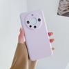 Aplicable a la carcasa del teléfono móvil Huawei Mate60Pro, funda protectora de silicona líquida de color sólido con sentido avanzado y todo incluido para teléfono móvil.
