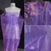 Tejido de organza de alta densidad de dos colores, malla degradada, brillo translúcido, caída, falda esponjosa, tejido para diseñador de ropa