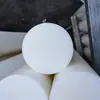Varilla Redonda de Plástico HDPE Resistente al Desgaste, Varilla de Polietileno de Peso Molecular Ultra Alto PE, Varilla de Polietileno de Alta Densidad Negra y Blanca