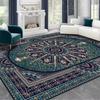 Alfombra decorativa persa retro turca con fondo lavado transfronterizo, alfombra para sala de estar, embalaje reemplazable personalizable
