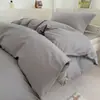 Modelo Nuevo 2026 Todo Algodón Cubierta de Cama Sencilla y Sábana Bajera Acolchada para Cama Individual de Dormitorio Juego de Tres Piezas