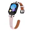 Adecuado para Xiaomi 8pro/9pro/10pro nuevo correa de cuero con diamantes en forma de T, correa de reloj inteligente de cuero Redmi 4/5/6