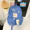 Nueva mochila escolar estilo japonés para mujer, mochila de gran capacidad para estudiantes de secundaria y universidad, mochila para laptop para hombres, estudiantes de secundaria y preparatoria, mochila grande de doble hombro