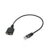 Conector de Cristal Rj9 Auriculares de Computadora a Teléfono Puerto Único/Doble Puerto Cable de Teléfono de 3.5mm Cable de Red de Audio