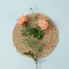 Lujo Ligero Flor de Seda de Peonía de 2 Cabezas Flor Artificial con Cabezas de Flor Grandes y Textura Realista para Sala de Estar, Recepción de Hotel, Decoración de Arreglo Floral