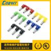 Conector tubular de doble cable con aislamiento y revestimiento de nailon, serie TEVN, terminal prensado en frío con terminal tubular europeo
