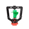 Sistema de riego por aspersión giratorio de 360 grados para invernaderos invertidos, cabezal de aspersión giratorio automático de microaspersión para invernadero, un sistema de riego completo