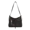 Bolso Cubo Tejido Retro de Alta Gama para Mujer 2026 Nuevo Versátil Casual para el Trabajo Bolso de Hombro Único Bolso Tote de Gran Capacidad
