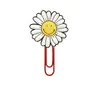 [Serie de flores] linda flor pegamento flexible de PVC accesorio estudiantil decoración para paper clip marcapáginas venta al por mayor