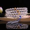 Frete 10A Otimizado Brasil Cristal Branco 8mm108 Contas Pulseira Seis Caracteres da Verdade Contas Douradas Nuvem de Volta