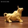 Cerámica Buey Zodiaco Buey Adorno Buey Artesanías Decoración del Hogar Año del Buey Adorno Buey Amarillo Zodiaco Buey Vela Excelente