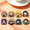 Kimetsu no Yaiba versión Q caricatura insignia broche de aleación accesorios periféricos de anime accesorios unisex comercio exterior transfronterizo