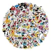 8-500 Pegatinas Impermeables de Hello Kitty Color Mickey Zootopia Sophia